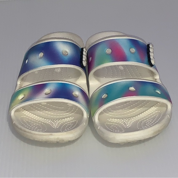 Crocs Classic Tie Dye Slides | Youth 4 / Women’s 6 - Picture 2 of 5